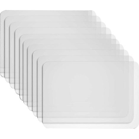 Lot de 10 sets de table en plastique résistant à la chaleur pour la table, la salle à manger et la cuisine. (1/4)