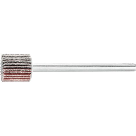 PFERD TOOLS Korund Fächerschleifer F Ø 10x10mm Schaft-Ø 3 mm A320 für Feinschliff und Finish 10 Stk