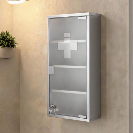 Meuble de salle de bain plateado 30 x 12 x 60 cm (1/5)