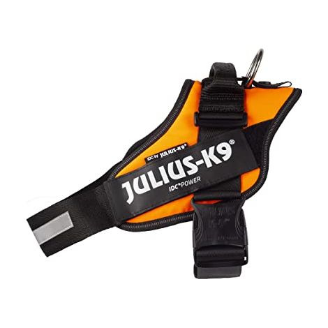 Pettorina IDC Julius K9 Powerharness Con Fantasia (ITA) - Pettorina IDC Julius K9 Powerharness Con Fantasia (ITA) - Arancio Fluo, L / Taglia 1 (63-85cm) (1/4)