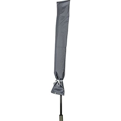 Housse de Protection Bâche pour fête de Jardin Parasol Gris (1/2)