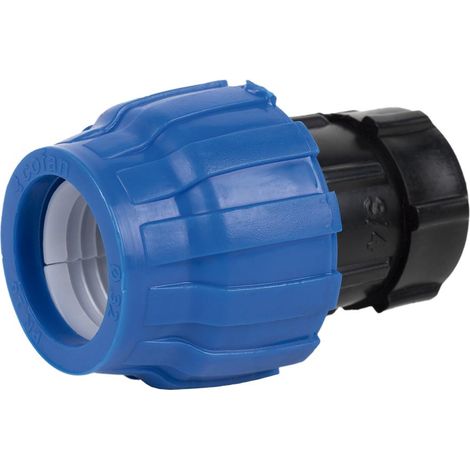 Pack 3 unidades enlace rosca hembra PP PN16 63 x 2