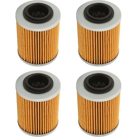 Filtre à huile de remplacement pour CAN-AM 330/400/450/500 (2003–2017) – Référence 420256188, KN152, HF152 – Lot de 4 pièces (1/5)