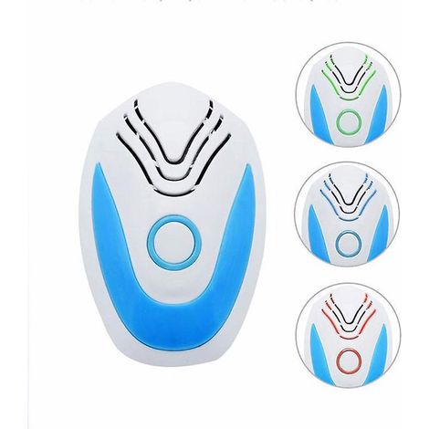 (light Blue) Ultrasonic Insect Repeller, 2 Pack Mouse Repellent, Safe For Humans, Insect Repeller, Repellent For Mice, Cockroaches, Ants, Mosquito (1/5)