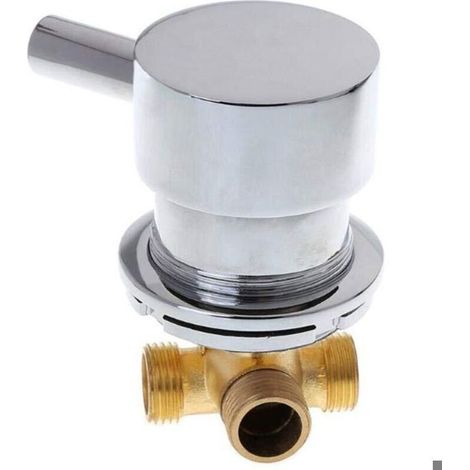 Mitigeur cabine douche G1/2 - Nosheir - Mélangeur eau chaude/froide, sortie deux-en-un (1/4)