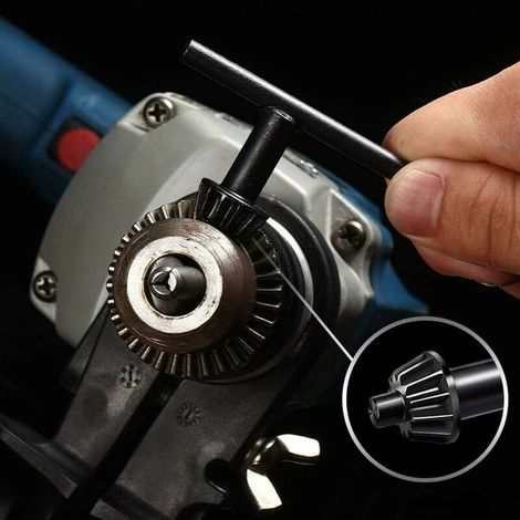 Chiave per strumento di serraggio trapano elettrico professionale in acciaio resistente (1/3)