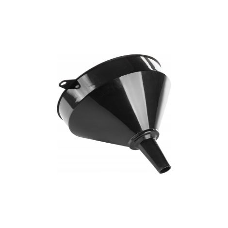 Embudo plástico recto 24cm, herramienta versátil para trasvase seguro, diseño resistente y preciso, alta calidad y estabilidad, compatibilidad con sistemas de filtrado, color transparente