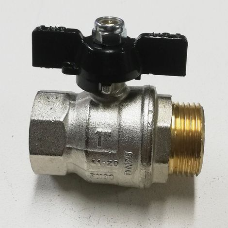 Enolgas valvola sfera saracinesca 3/4 mf leva corta nera (1/2)