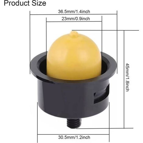 Amorce De Pompe À Carburant - Pour Tondeuses Fuxtec FX-RM Et Hecht 40 541SX 5410SH 553SX - 4 Pièces (1/5)