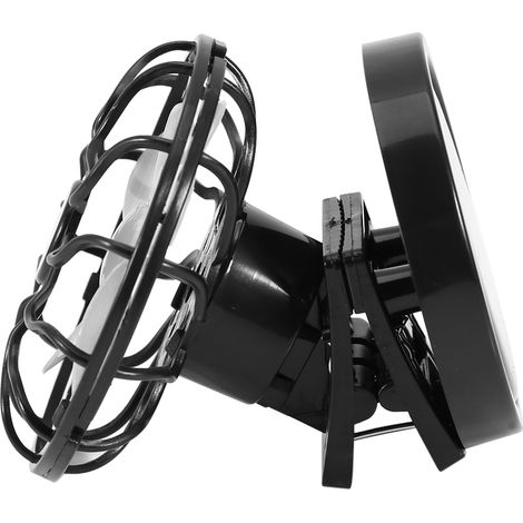 Elektrischer Mini-Clip-Ventilator mit Solarfunktion, Klimaanlagen-Kühlzellenventilator für Reisen, Camping, Wandern (1/5)