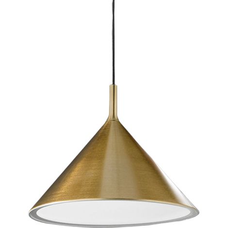 Lampe À Suspension Barbie S/G En Laiton, Connexion E27, Max 60W, Structure En Aluminium Pour Intérieur - Gea Luce (1/3)