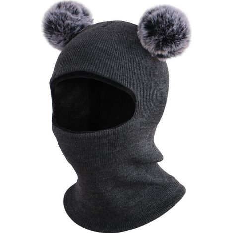 Kinder Sturmhaube Wintermütze für 0.5-6 Jahre, Thermo winddicht, Mädchen Jungen (1/4)