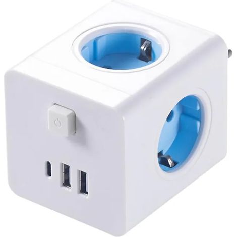 ZHIJIA PREMIUM Lot de 1 convertisseur prise voyage portable adaptateur usb protection surcharge recharge téléphone ordinateur (1/4)