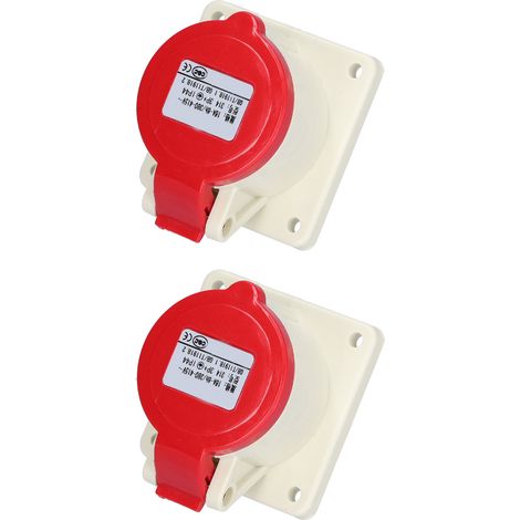 Prise de courant industrielle ZNG314 16A, 3P+T, IP44 (1/5)