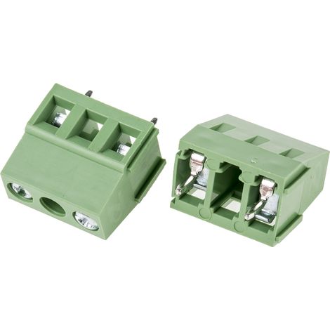 Bornier pour CI RS PRO 2 contacts 1 rangée(s) pas de 10mm