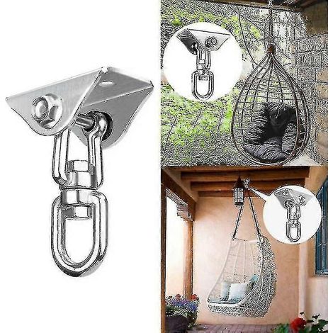 Kit de fixation pour crochet pivotant de hamac en acier inoxydable 304 (1/3)