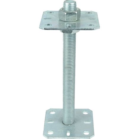 Verstellbarer Pfostenhalter M24 für 10 x 10 bis 15 x 15 cm (1/2)