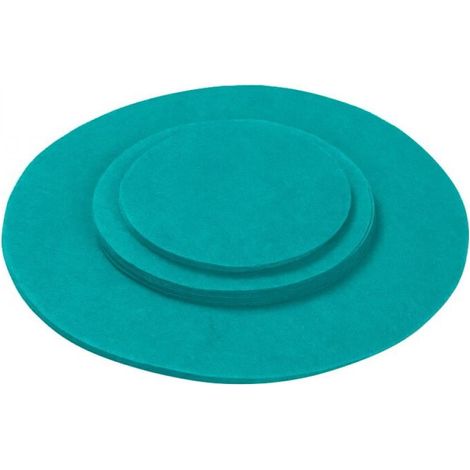 Protecteur De Plats En Feutre - 48 Pièces (12 Grandes 25 cm - 24 Moyennes 15 cm - 12 Petites 11,5 cm) - Pour Empilage Sécurisé De Vaisselle En Porcelaine Céramique Verre Ou Fonte - Lot Complet (1/5)