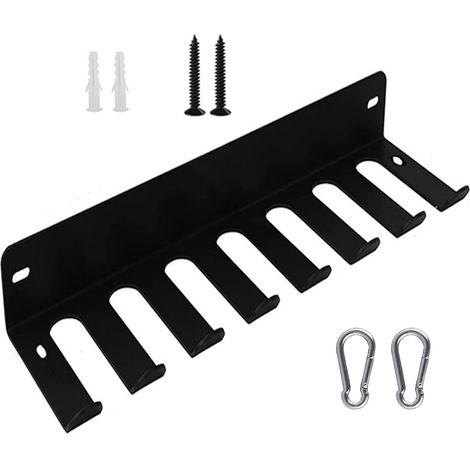 Cintre de rangement pour bandes de résistance - 7 trous - En métal - Multi-usage - Pour salle de sport (1/5)