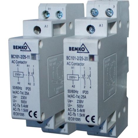 Contactor Bemko 25A 230V AC-2NO