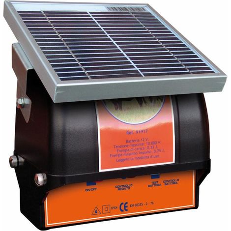 Elettrificatore Ranch Ama S250 a pannello solare (1/3)