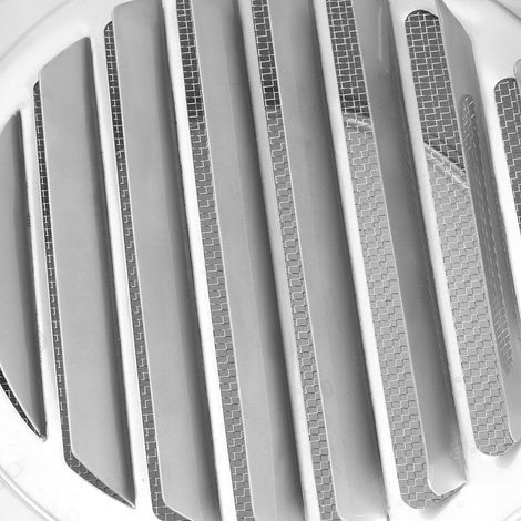 Grille de Ventilation Plate pour Conduit 125mm en Acier Inoxydable 304, Anti-Vent et Anti-Insectes (1/5)