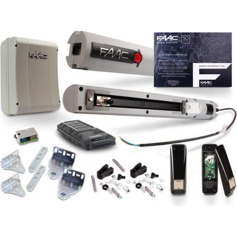 Kit FDS de 24 V - faac S418 para puertas de doble hoja de 5,4 m (1/5)