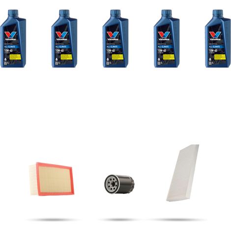 Kit tagliando 3 FILTRI e 5L OLIO compatibile con Fiat Ulysse II 2.0 16v 100kw dal 2006 al 2011 (1/5)