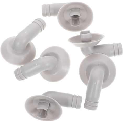 6 Pieces Air Conditioner Hose Draino Window Air Conditioning Unit Connector Condensate Water Drain Adapters Window Air Conditioning Unit Fitting Drain Head Plastic Plug (1/5)