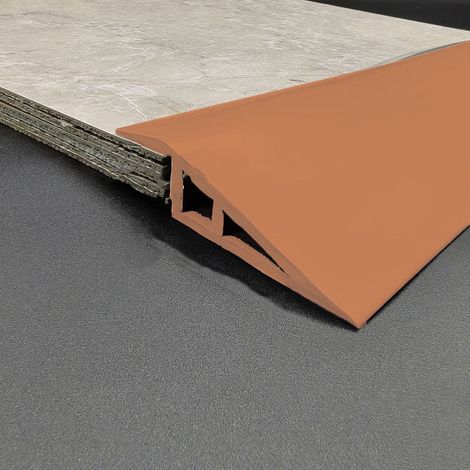 Bande de bordure de tapis, bande de bordure de sol, 70MM20MM1M, marron clair (1/5)
