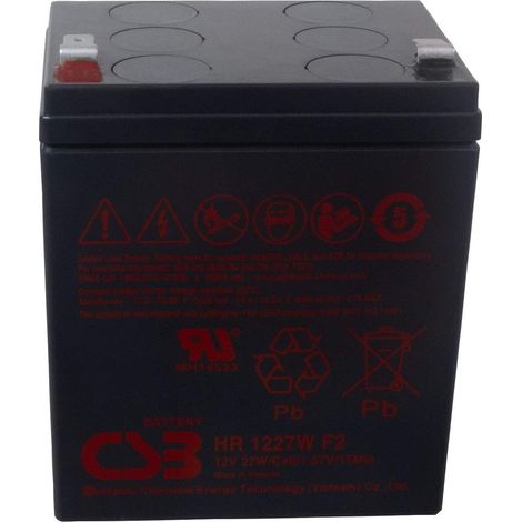 BATTERIA CSB HR1227W 12V 27W UPS