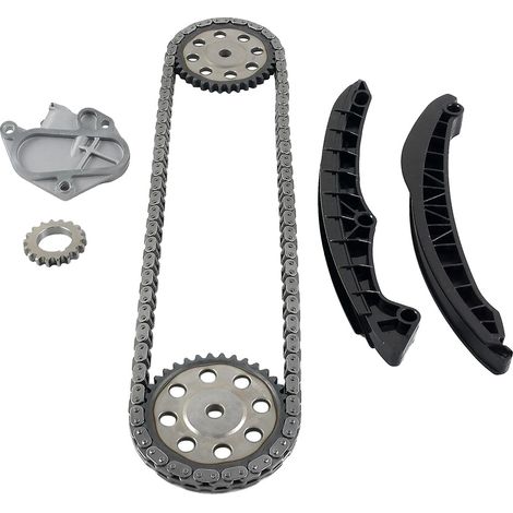 Kit de cadena de distribución, acero de alta calidad, compatible con varios modelos de motor, apto para múltiples modelos de vehículos, números de pieza OEM: 03E105209S, 03E109507K (1/5)