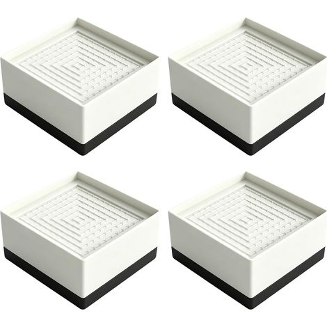Set mit 4 rutschfesten 4 cm Möbelgleitern für Bett, Sofa, Tisch, Waschmaschine, Schreibtisch, Stuhl (1/5)