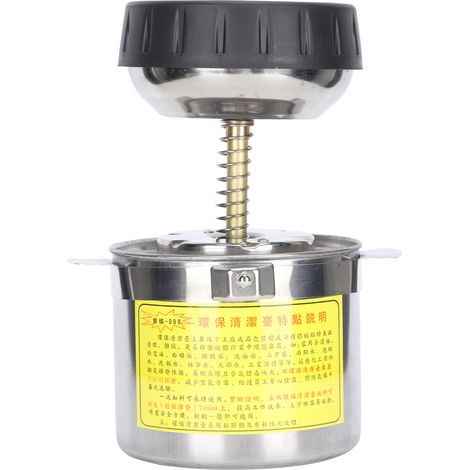 Distributeur de pompe hydraulique à alcool, dispositif de nettoyage écologique en acier inoxydable 1,2 L (1/5)