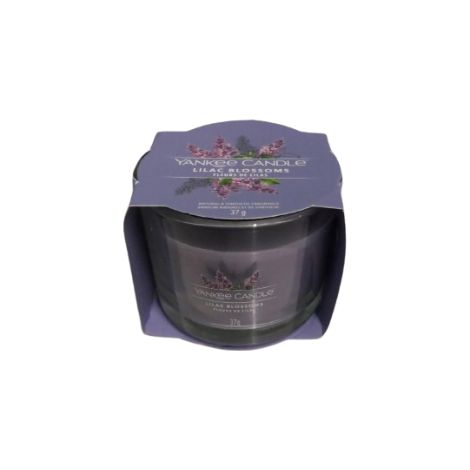 CANDELA VOTIVE IN VETRO SINGOLA LILAC BLOSSOMS (1/3)