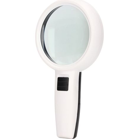 Loupe 30X HD, loupe éclairante portable avec interrupteur antidérapant