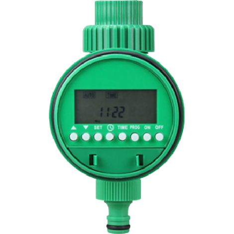 Temporizador de riego programable para grifo de jardín, analógico, electrónico o digital, resistente al agua, compatible con grifos de 3/4" y 1/2", kit de riego automático. (1/5)