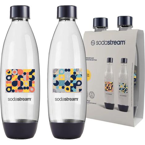Bottiglie SodaStream Fuse Bubble Mosaic 2x1L (1/5)