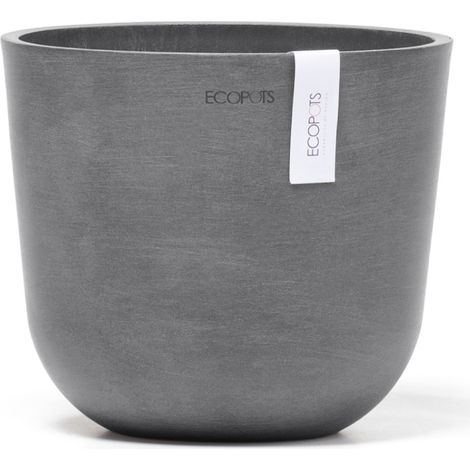 ECOPOTS VASO OSLO MINI 19X16,5CM GRIGIO