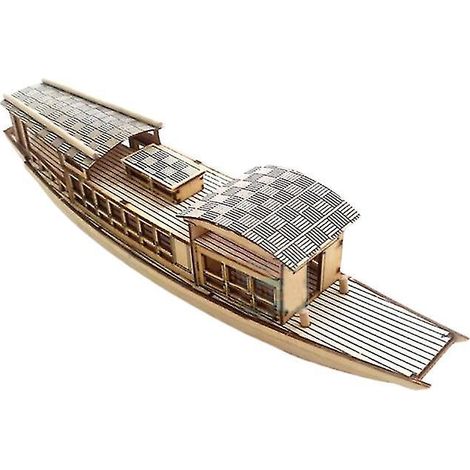 1 décoration de bateau en bois (1/3)