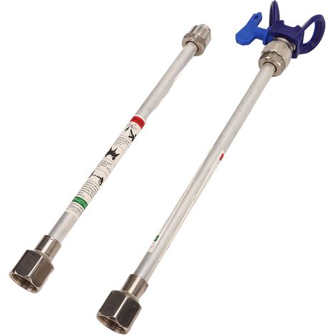 Lot de 2 adaptateurs d'extension de buse de pulvérisation G7/8 14 en acier inoxydable, pour usage domestique, couleur argent. (1/5)