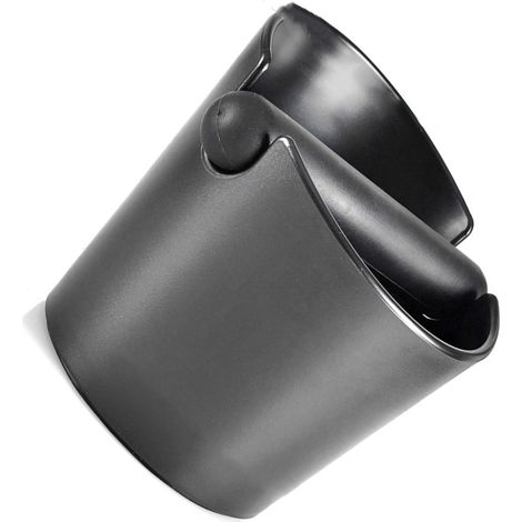 Seau à marc de café italien, petit bac à marc ABS, récipient à déchets de café avec frappeur, poubelle ouverte pour recyclage marc de café, format compact (1/5)