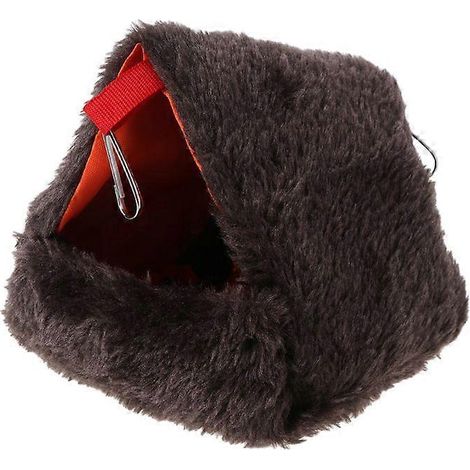 Hamac douillet pour hamster, cage pour petits animaux, lavable, chaud et suspendu, nid douillet pour chinchilla, perroquet, cochon d'Inde et rat. (1/5)