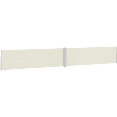 Maison Exclusive - Ausziehbare Seitenmarkise 170x1200 cm Creme (1/5)