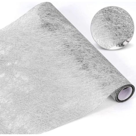Rouleau Tulle Organza - 30 cm x 5 m - Chemin De Table Décoratif - Non Tissé - Réutilisable - 1 Pièce