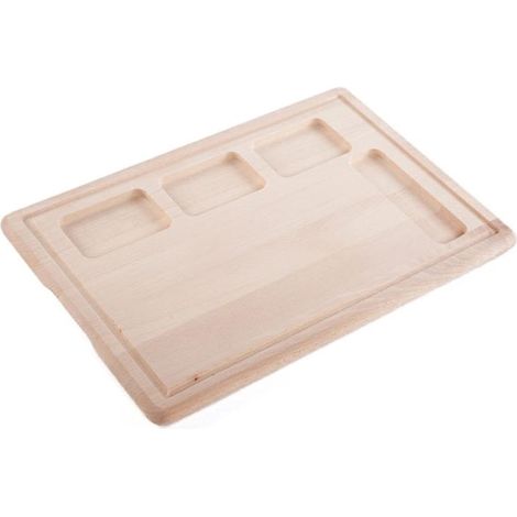 Tagliere con scomparti, 40x27 cm (kit da 3) (1/2)