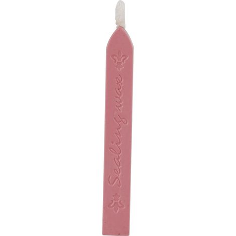 Tampon à cacheter rétro européen, manche en bois, cire à cacheter, timbre créatif, cadeau, couleur rose (081039) (1/5)