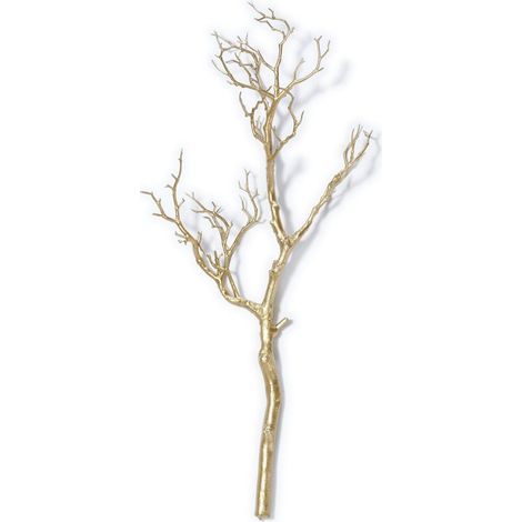 RAMO DECORATIVO ORO IN PVC ALTO CIRCA 70CM