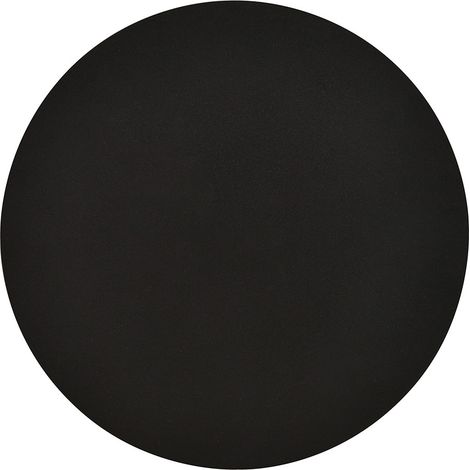 Applique Minimal Tonda 1 Luce Indiretta Form In Acciaio Nero (1/5)