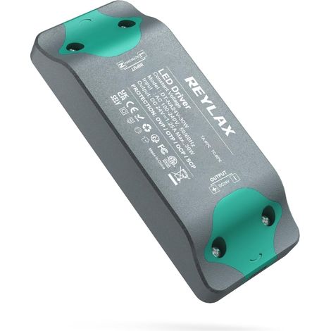 Transformateur LED 24V 30W 1.25A, Tension Constante Alimentation, Transformateurs Basse Tension, Transformateur 220V 24V DC Adaptateur, pour Remplacer Lampe Halogènes par Led (1/5)